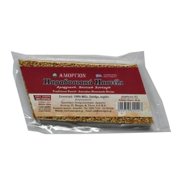 Traditional Sesame Snack Amorgion 64gr - Αμόργιον