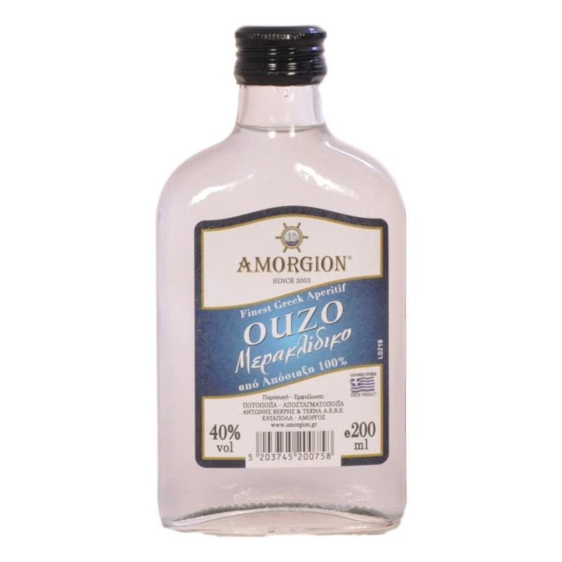 Ouzo Meraklidiko Pagouraki 200ml - Αμόργιον