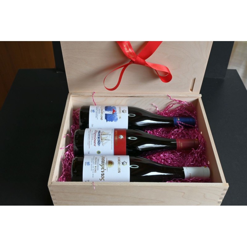 Gift Box Wines Chrisafenios, Brouskos & Eksesios No586